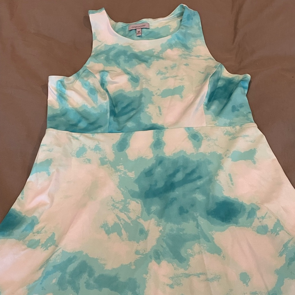 Teal swim dress